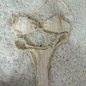 Elegant Cream Bikini Set